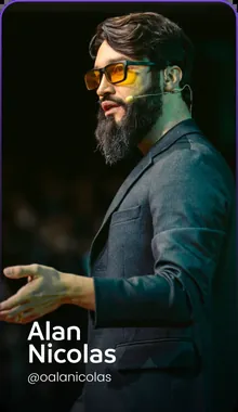 Alan Nicolas, infoprodutor cliente PagTrust