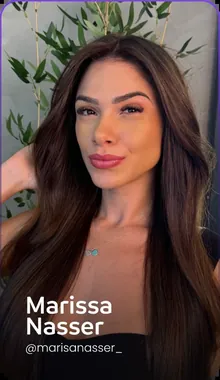 Marissa Nasser, infoprodutora cliente PagTrust